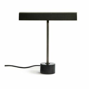 Fekete fém asztali lámpa (magasság 32, 5 cm) Lynor – Kave Home kép