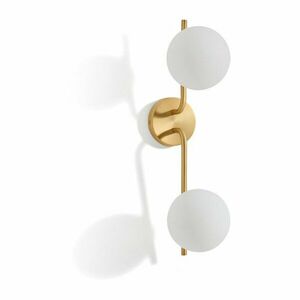 Fehér-aranyszínű fali lámpa Brisia – Kave Home kép