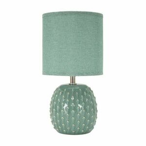 Világoskék kerámia asztali lámpa textil búrával (magasság 27 cm) Pontus – Mauro Ferretti kép