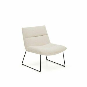 Bézs zsenília fotel Asen – Kave Home kép