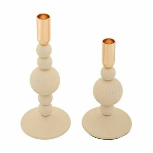 Fém gyertyatartó készlet 2 db-os Aster – Mauro Ferretti kép