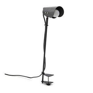Fekete fém asztali lámpa csiptetővel (magasság 51 cm) Jula – Kave Home kép