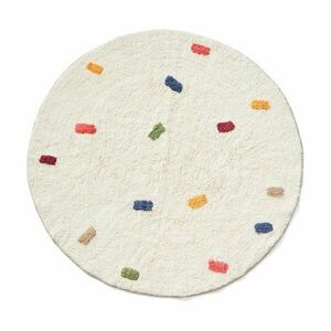 Krémszínű pamut gyerek szőnyeg ø100 cm Epifania – Kave Home kép