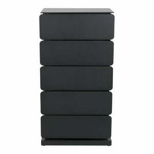 Fekete fém komód 37x72x26 cm Joey – Spinder Design kép