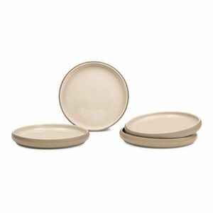 Bézs kőedény tányér készlet 4 db-os ø 22 cm Terra Rondo – Bonami Selection kép