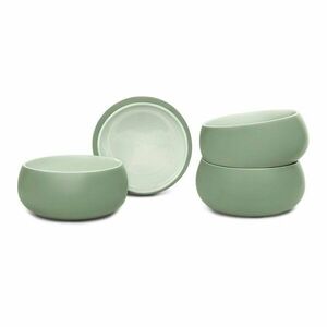 Zöld kőedény tálka szett 4 db-os 600 ml Aura Luma – Bonami Selection kép
