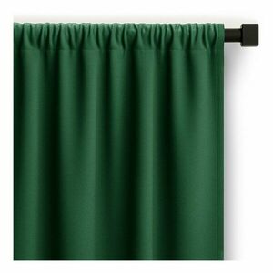 Sötétzöld dimout (részleges sötétítő) függöny 140x270 cm Carli – Restilo kép