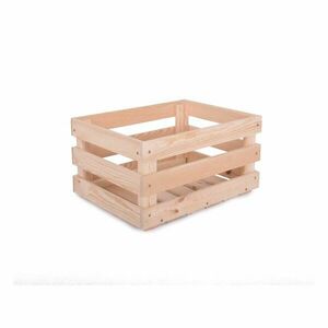 Natúr színű fa tárolódoboz 42x29x22 cm Apple Box – Rojaplast kép