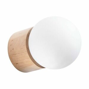 Fehér-natúr színű fali lámpa ø 12 cm Surtur – Sollux kép