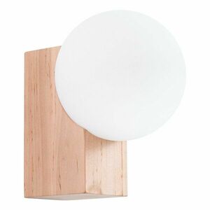 Fehér-natúr színű fali lámpa ø 12 cm Solum – Sollux kép