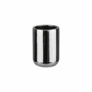 Ezüstszínű kerámia fogkefetartó pohár Lotus – Mette Ditmer Denmark kép