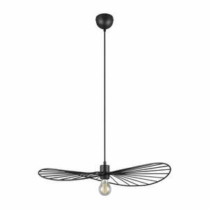 Matt fekete függőlámpa ø 60 cm Chapeau – Reality kép