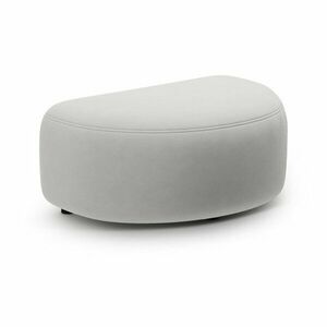 Világosszürke bársony lábtartó Kate – Micadoni kép