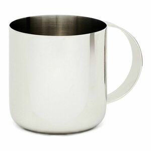 Ezüstszínű rozsdamentes acél bögre Nirela – Kave Home kép