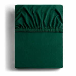 Zöld gumis jersey lepedő 160x200 cm Amber – Restilo kép