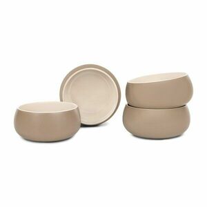 Bézs kőedény tálka szett 4 db-os 600 ml Terra Luma – Bonami Selection kép