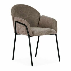 Barackszínű kárpitozott étkezőfotel szett 2 db-os Aslin – MOME kép