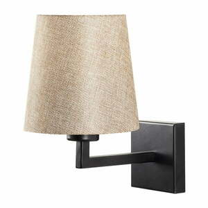 Fekete-krémszínű fali lámpa ø 18 cm Profil – Opviq lights kép