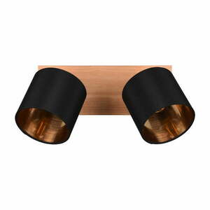 Fekete-natúr színű spotlámpa ø 12 cm Tommy – Reality kép