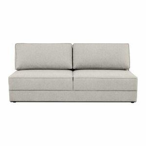 Bézs kinyitható-tárolóhelyes kanapé 202 cm Dora – Scandic kép