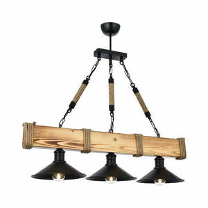 Világosbarna függőlámpa fém búrával Kütük Yanık – Opviq lights kép