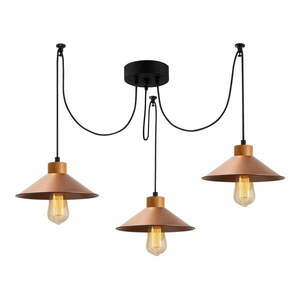 Rézszínű függőlámpa fém búrával ø 114 cm Manavgat – Opviq lights kép