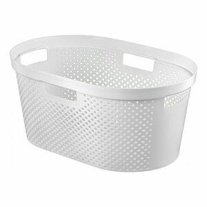 Curver INFINITY tisztaruhatartó kosár, 39 l, fehér kép