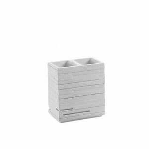 GEDY QU9802 Quadrotto álló fogkefetartó, fehér kép