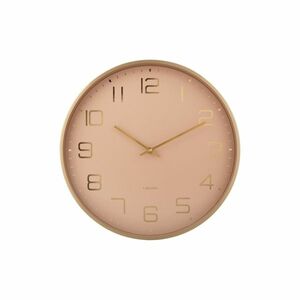 Karlsson 5973LB design falióra, világos rózsaszín, átmérő 40 cm kép