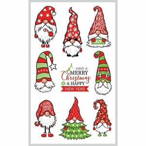 Karácsonyi matricák Tündér, 7, 5 x 12, 3 cm kép