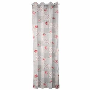 Patchwork függöny szürke, 140 x 250 cm kép