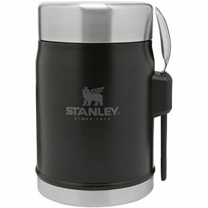 STANLEY 400 ml étkezési termosz kanállal/villával, matt fekete kép