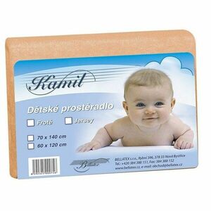 Baba frottír lepedő, lazac, 70 x 140 cm , 70 x 140 cm kép