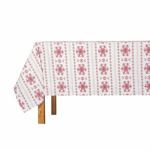 Karácsonyi terítő Red Snowflakes, 130 x 180 cm kép