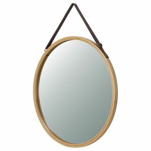 Fali tükör B053 NAT, bambusz kép