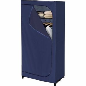 Wenko Összecsukható textil szekrény polccal Business, 160 x 50 x 75 cm kép