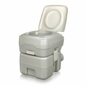 Happy Green Hordozható WC 20 l, szürke kép