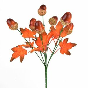 Őszi leszúrható dekoráció makkokkal, 30 x 20 cm kép