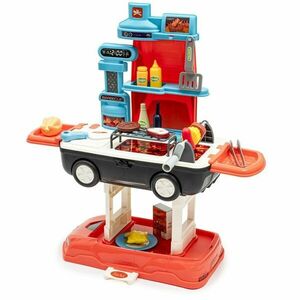 Baby Mix gyerek grillkészlet autóban 2 az 1-ben, 51 x 18 x 53 cm kép