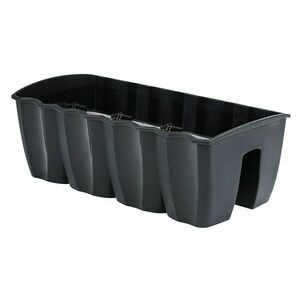 Balkonláda korlátra, sötétszürke, 18 l, 18 l kép