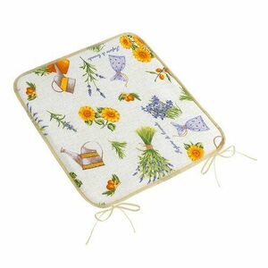 Bellatex EMA levendula sima székpárna lila, sárga , 40 x 40 cm kép