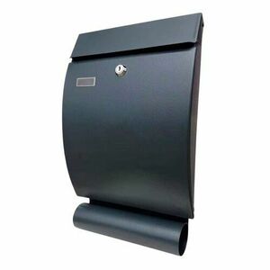 Acél Robin postaláda , antracit kép