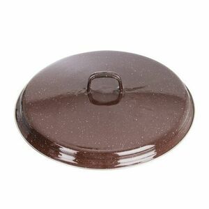 Orion BROWN Lem zománc fedő, 33 cm , 33 cm átmérőjű kép