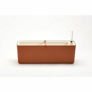 Plastia Berberis 60 önöntöző virágláda, terrakotta + elefántcsont, 60 cm kép