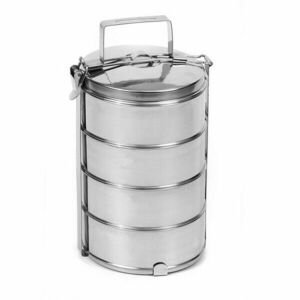 Orion rozsdamentes acél élelmiszertartó, 4 szintes, 1 l, 4 emelet kép