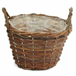 Nature fonott kosár, 17 x 13 cm kép