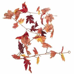 Őszi girland műjuharlevelekből, 175 cm kép