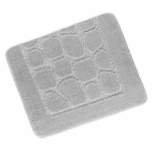Bellatex Fürdőszoba szőnyeg Bany kivágás nélkülVilágosszürke csempe, 60 x 50 cm kép