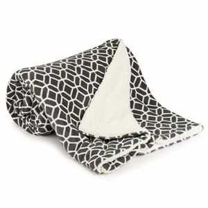 4Home Modern gyapjú hatású pléd szürke, 150 x 200 cm kép