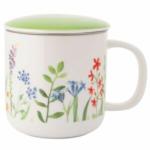 Altom Porcelános csésze teáskanállal és fedéllelNature Awakening 380 ml kép